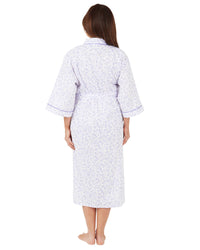 Marlon Womens Swirl Leaf Woven Robe