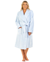 La Marquise Womens Tulip Embossed Dressing Gown