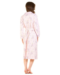 La Marquise Womens Primrose in Bloom Mock Quilt Robe