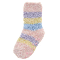 4 Pairs Baby Girls Mixed Striped Cosy Socks