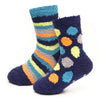 4 Pairs Boys Stars & Stripes Cosy Socks