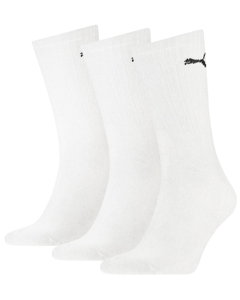 Puma Unisex 3 Pack Cotton Crew Socks