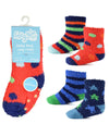 4 Pairs Baby Boys Stars & Spots Cosy Socks