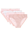 Slenders by Slenderella Womens 4 Pack Cotton Mini Brief