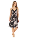 Gaspé Womens Satin Floral Chemise