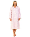 Sue Marks Womens Floral Flannel Brushed Cotton Nightie