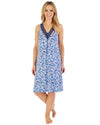 Gaspé Womens Supersoft Floral Sleeveless Nightie