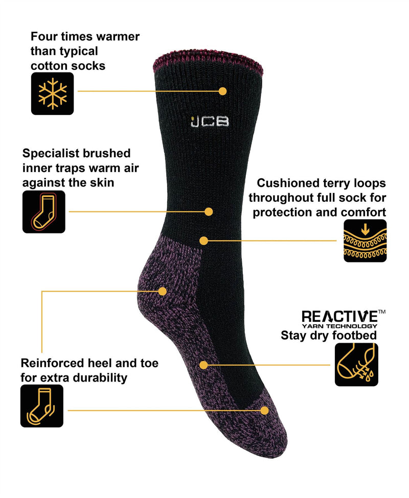 JCB Womens Thermasocks