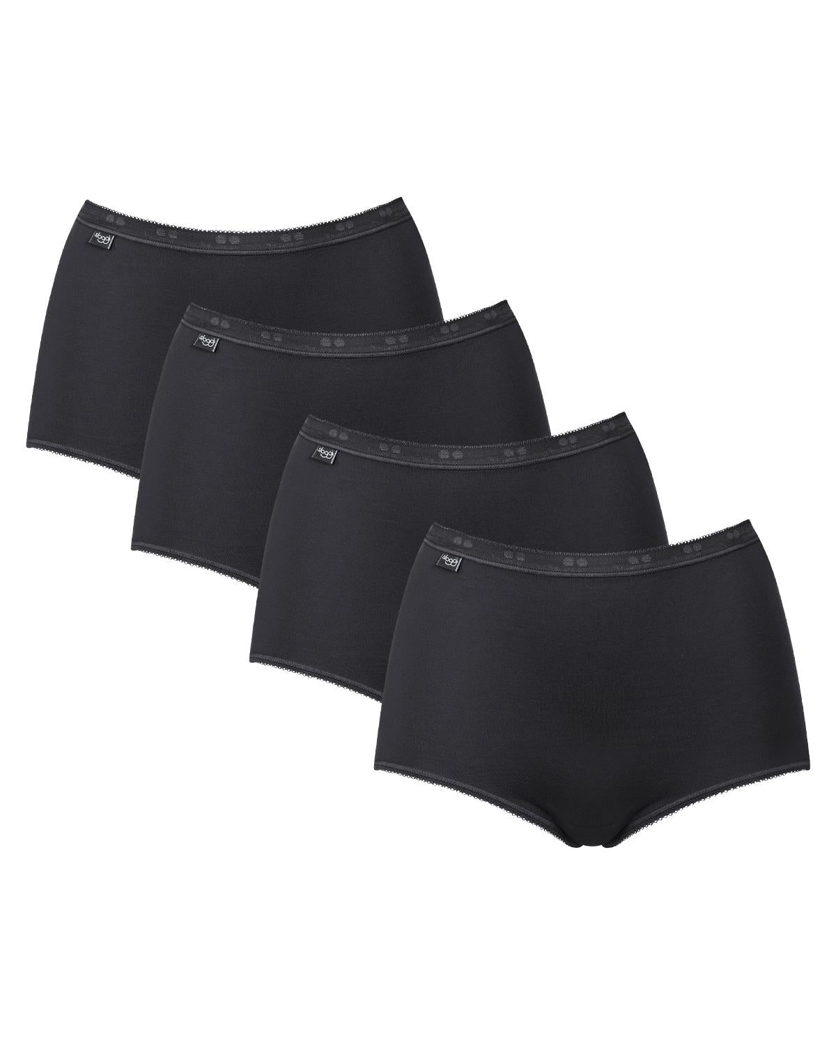 Sloggi Womens 4 Pack Basic+ Cotton Maxi Brief