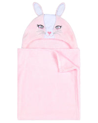 Babytown Animal Fleece Hooded Blanket