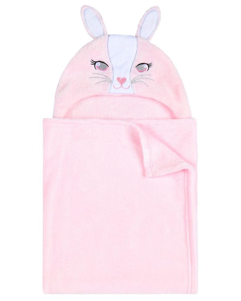 Babytown Animal Fleece Hooded Blanket