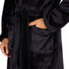 Pierre Roche Mens Polished Hooded Dressing Gown