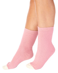 Slenderella Womens Waffle Knit Bed Socks