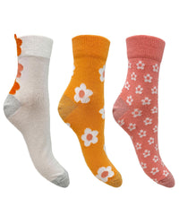 Nice Socks Womens 3 Pack Daisy Socks