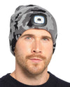 Mens LED Light Knitted Beanie Hat