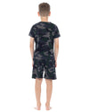 Slumber Hut Boys Black Camo Short Pyjamas