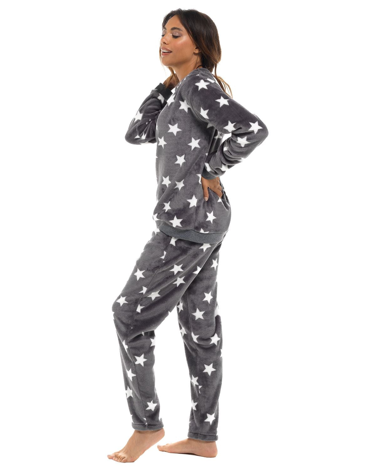 Slumber Hut Womens Star Fleece Pyjamas