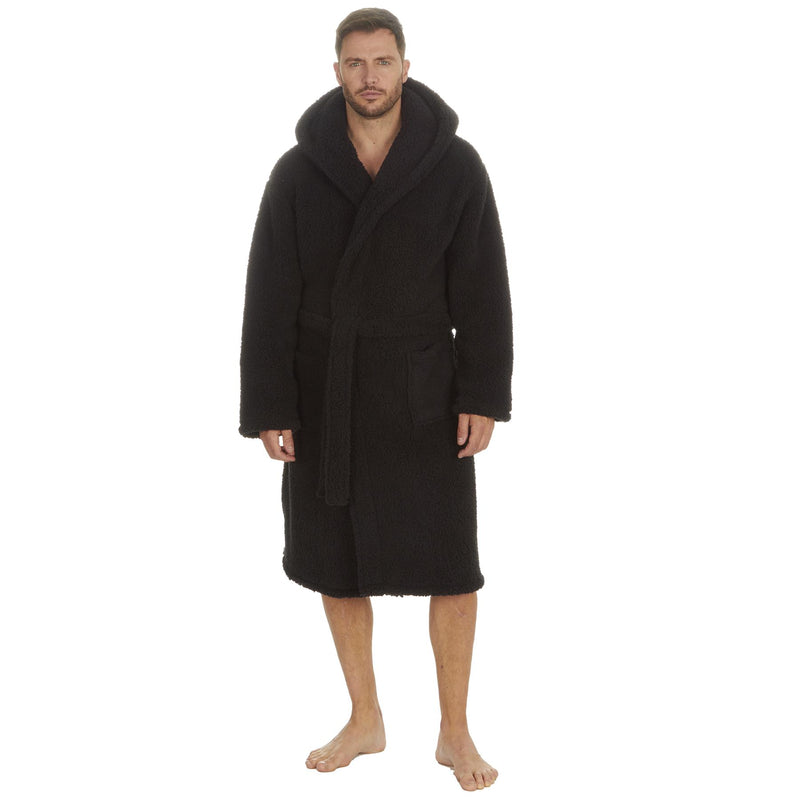 Cargo Bay Mens Borg Fleece Dressing Gown