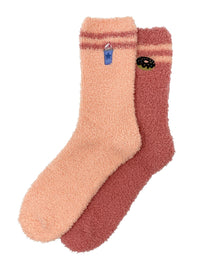 Nice Socks Womens 2 Pack Donut Cosy Socks