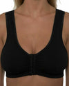 Gemm Womens Cotton Front Fastening Wireless Bra