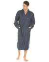 Haigman Mens 100% Poplin Cotton Dressing Gown