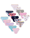 Girls 15 Pairs Multipack Cotton Knickers