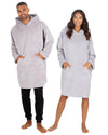 Huggable Adults Plain Oversized Fleece Hoodie