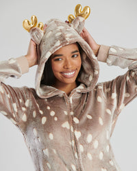 Loungeable Womens Reindeer Onesie