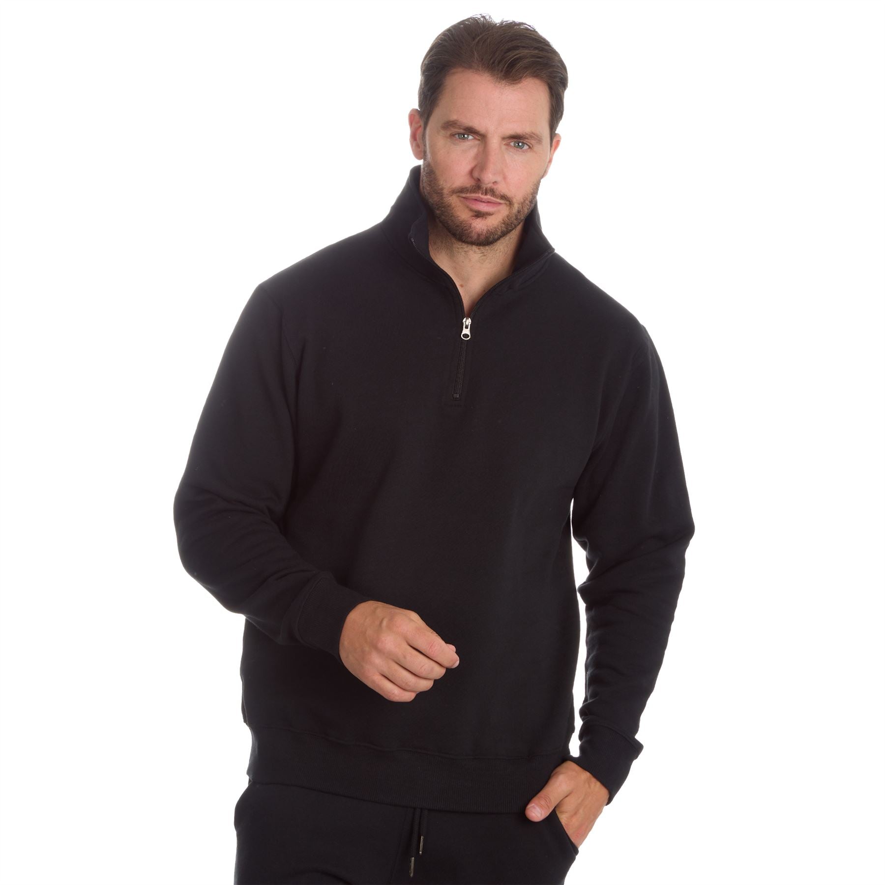 RedTag Mens Quarter Zip Jumper