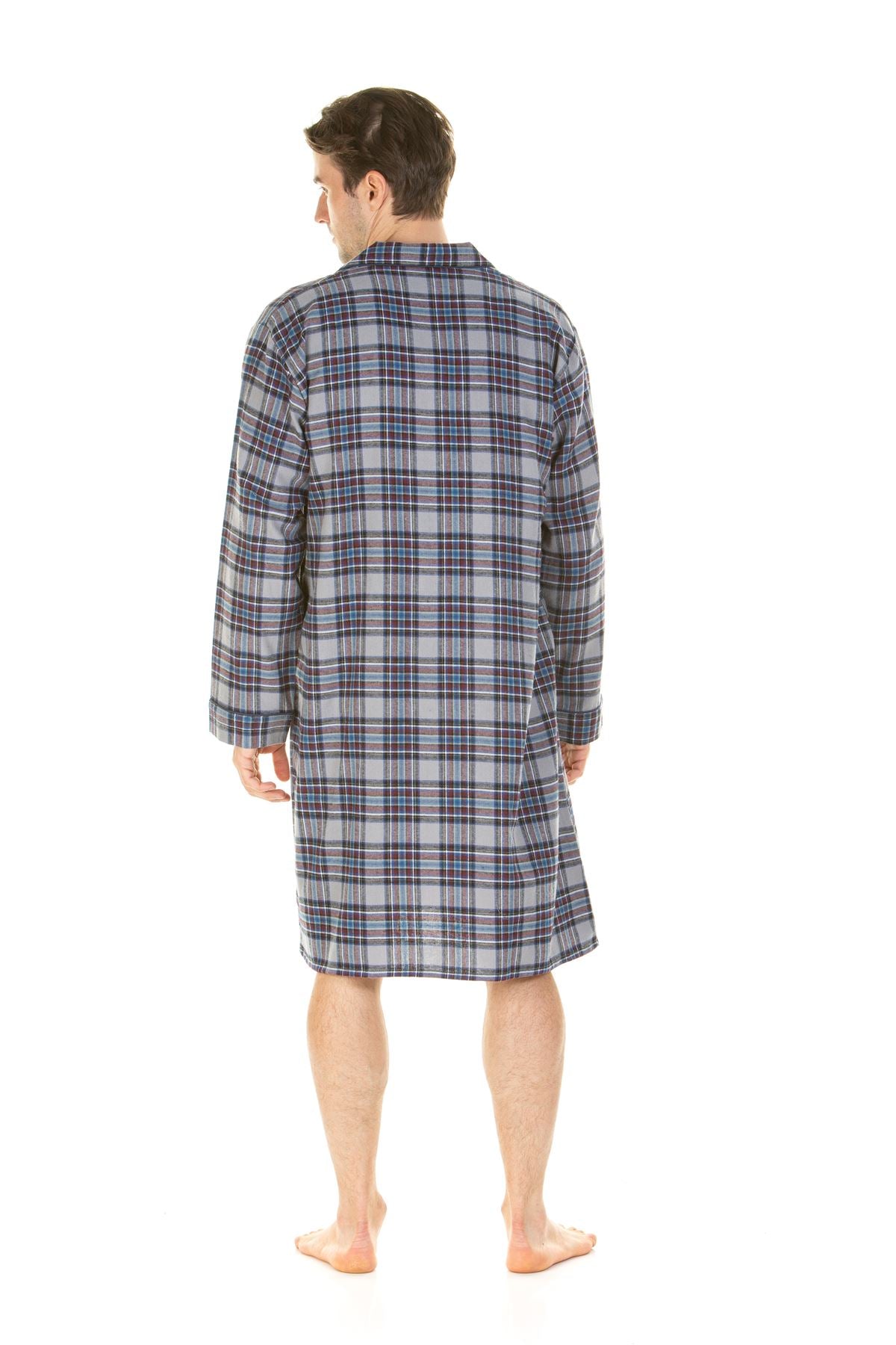 Haigman Mens Brushed 100% Cotton Nightshirt