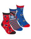 6 Pairs Boys Football Ankle Socks