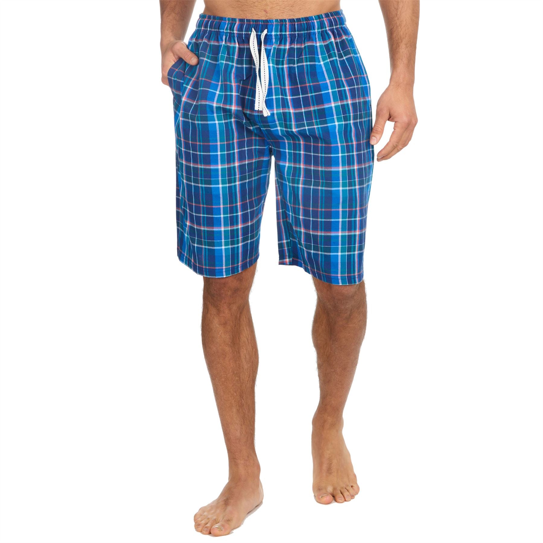 Cargo Bay Mens Check Lounge Shorts