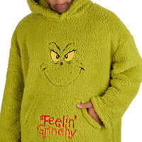 The Grinch Adults Oversized Sherpa Hoodie