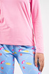 Loungeable Womens Pink Sweet Dreams Pyjamas