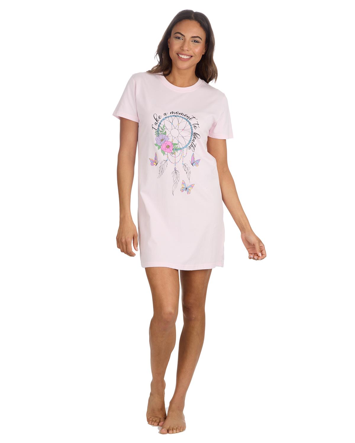 Forever Dreaming Womens Pink Dreamcatcher Nightie