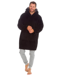 Huggable Mens Snuggle Fleece Oversized Hoodie