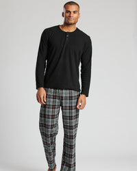 Loungeable Mens Fleece & Brushed Cotton Pyjamas