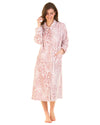 La Marquise Womens Animal Classics Button Dressing Gown