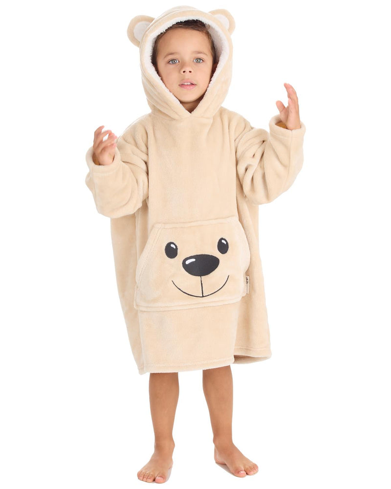 Huggable Toddlers Oversized Animal Snuggle Hoodie