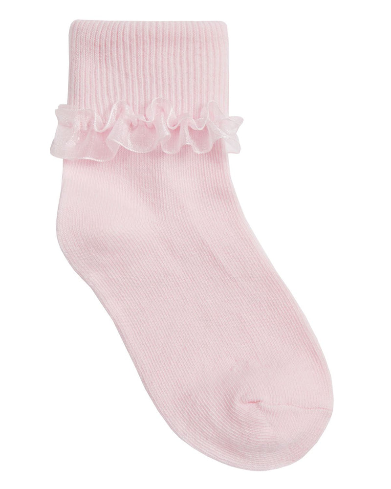 Cottonique 6 Pack Girls Frilly Lace Socks