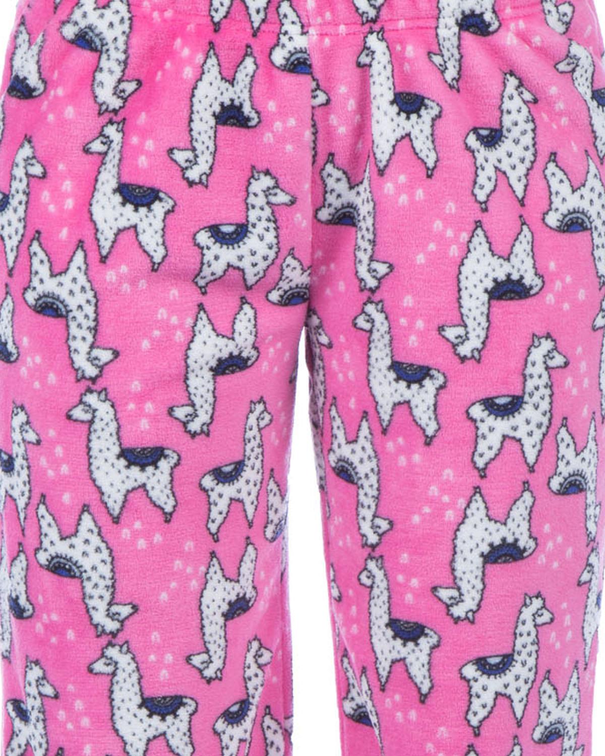 Girls All Over Print Fleece Lounge Pants