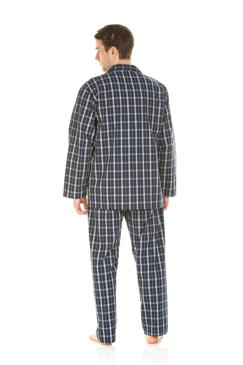 Haigman Mens 100% Poplin Cotton Pyjamas