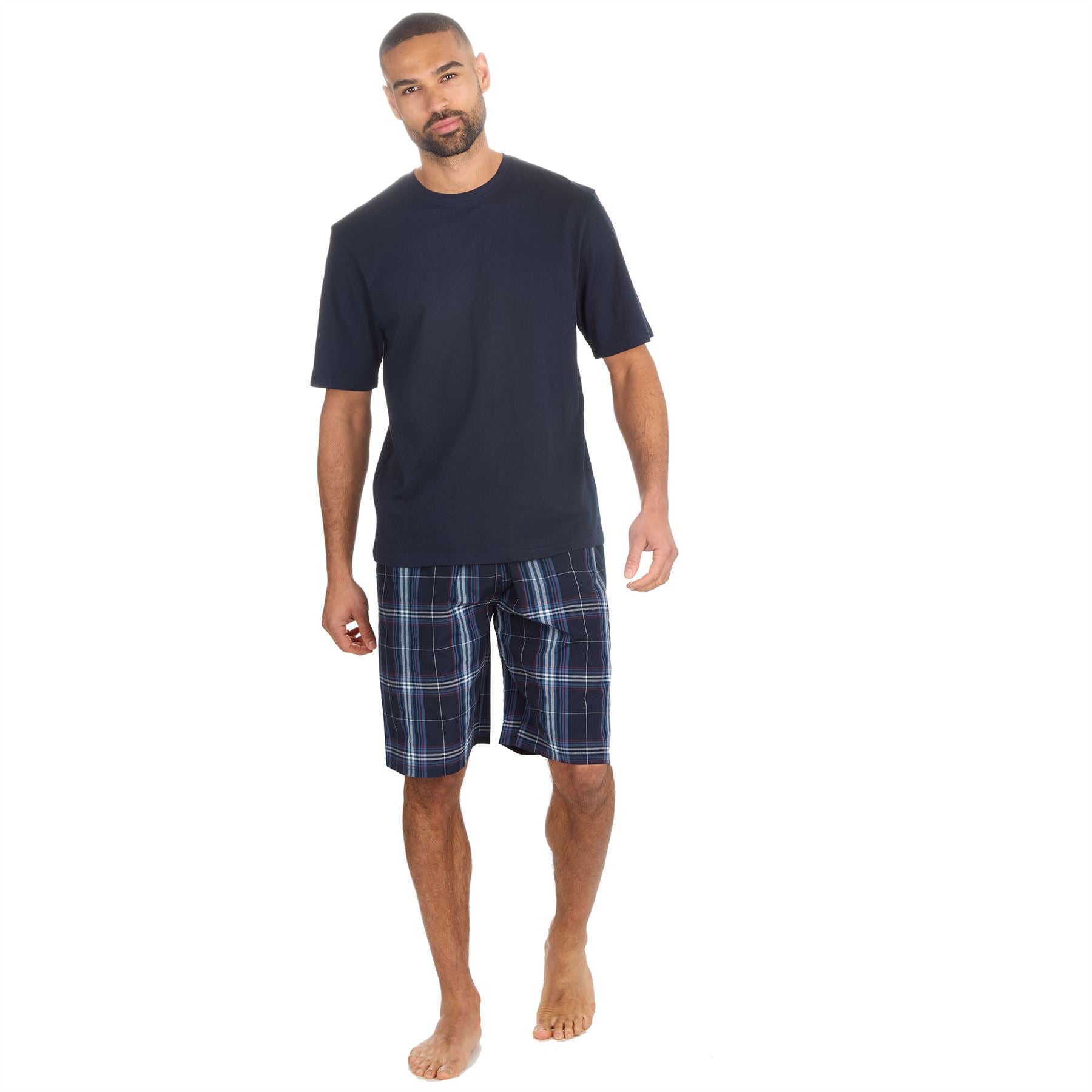 Cargo Bay Mens Check Short Pyjamas