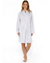 Slenderella Womens 38" Floral Embossed Dressing Gown