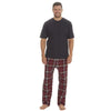 Cargo Bay Mens Short Sleeve Check Pyjamas