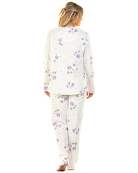 Sue Marks Womens Florence Floral Button Pyjamas