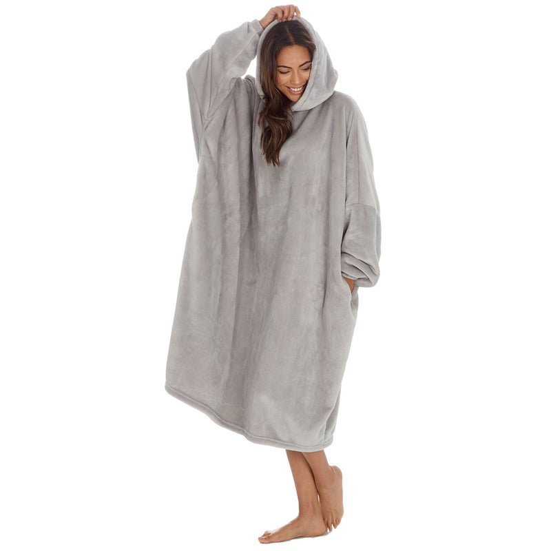 Slumber Party Womens Long Snuggle Hoodie