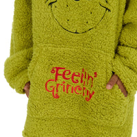 The Grinch Kids Oversized Sherpa Hoodie