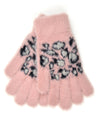 Foxbury Womens Leopard Print Fluffy Gloves