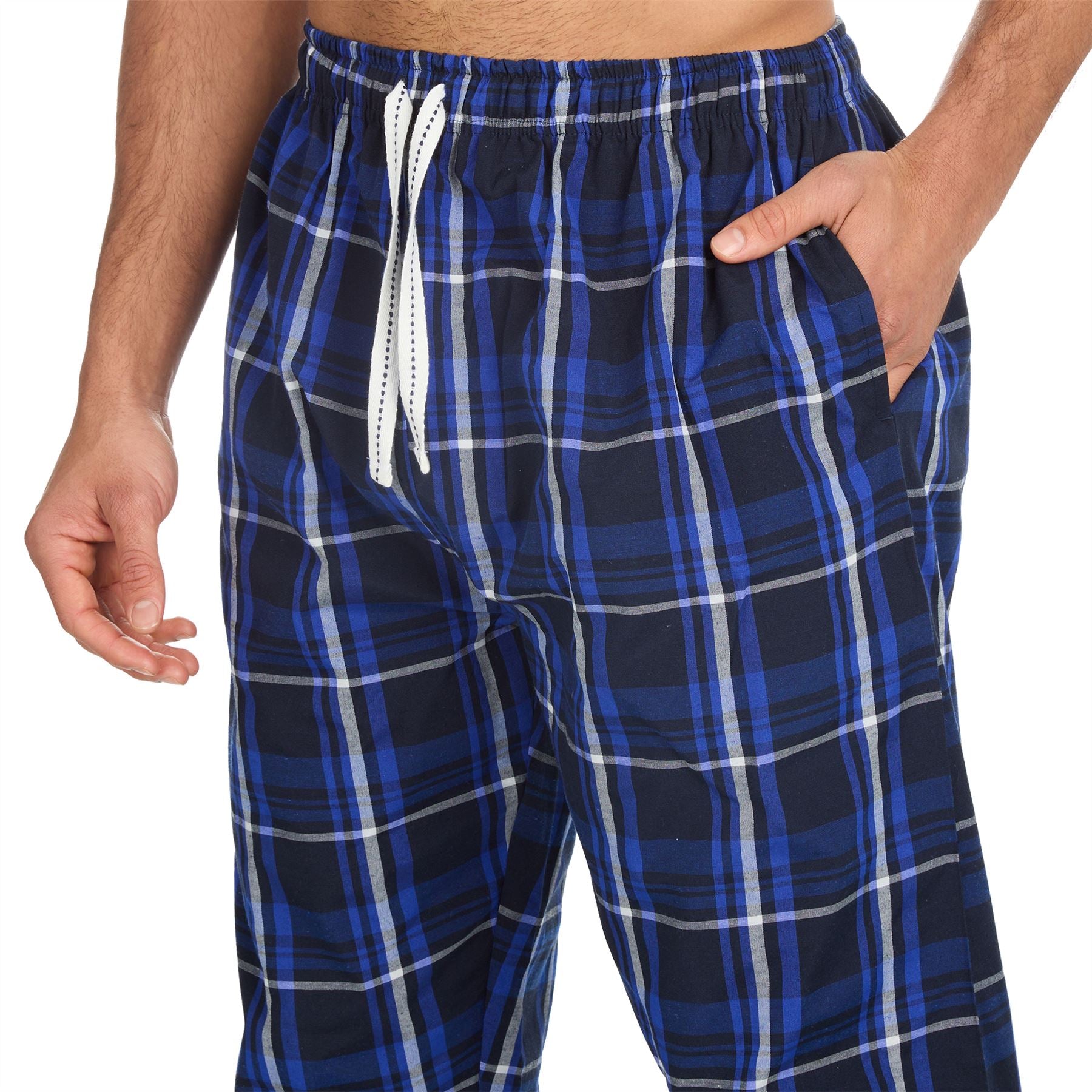 Cargo Bay Mens Check Lounge Pants